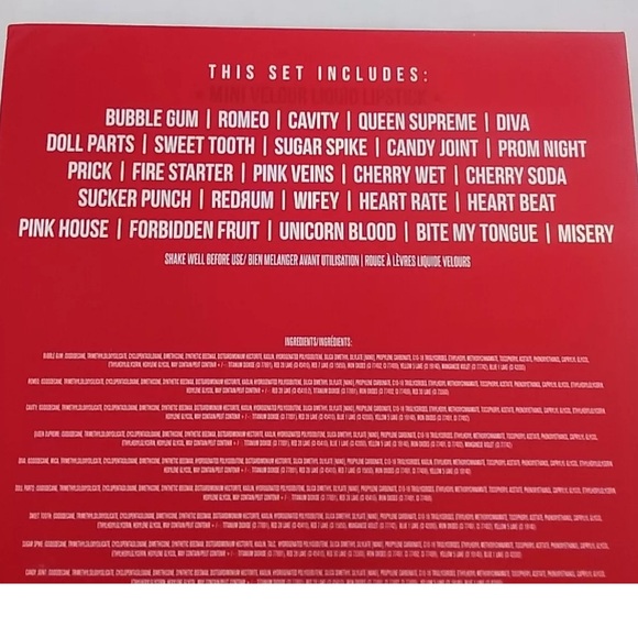 Jeffree Star Cosmetics “The Vault - Blood Sugar” 25 Pcs Liquid Lipstick 💄💋💄 - Picture 6 of 8